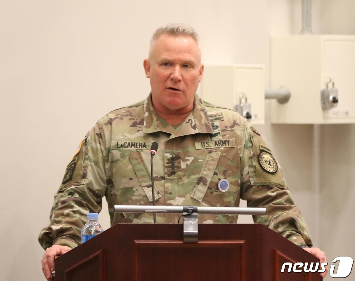 본문 이미지 - 폴 러캐머라 한미연합군사령관(육군 대장). 2023.12.14/뉴스1 ⓒ News1 김영운 기자