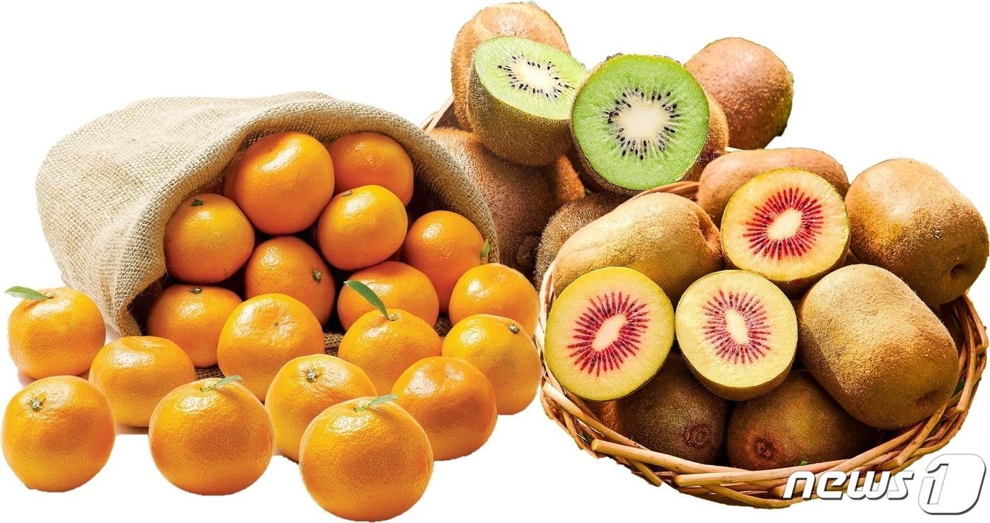 귤, 키위.(이마트 제공)