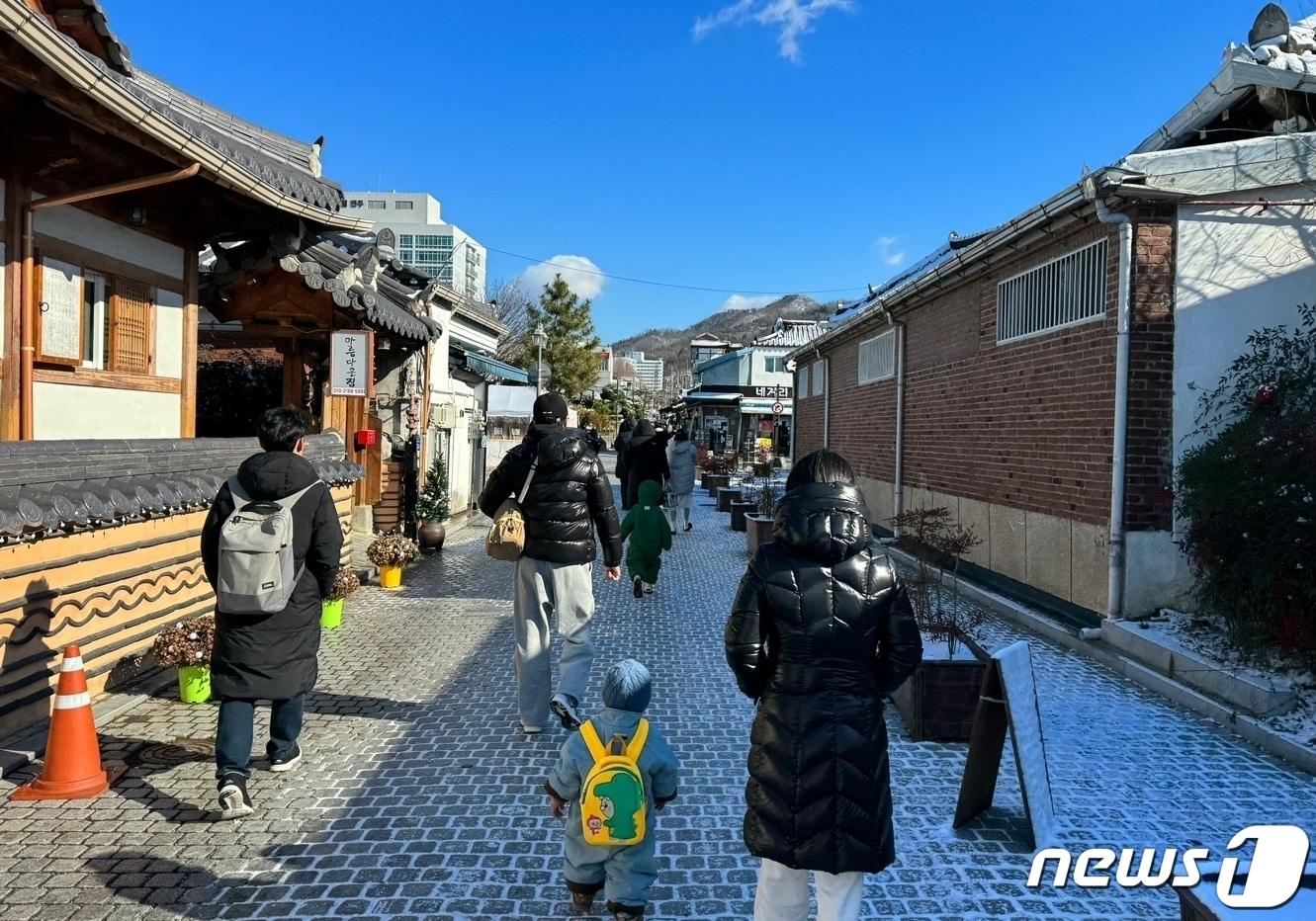 본문 이미지 - 전주한옥마을 전경/뉴스1DB