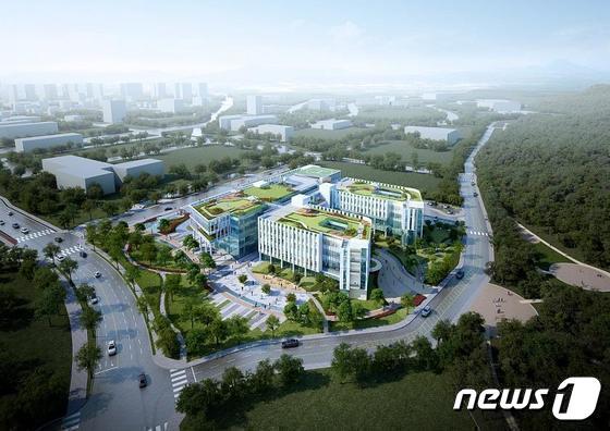 본문 이미지 -  18일 충북 음성군이 국립소방병원과 연계해 메디헬스케어 타운 등 38개 사업을 추진한다고 밝혔다. 사진은 소방병원 조감도.(자료사진)2023.12.18/뉴스1