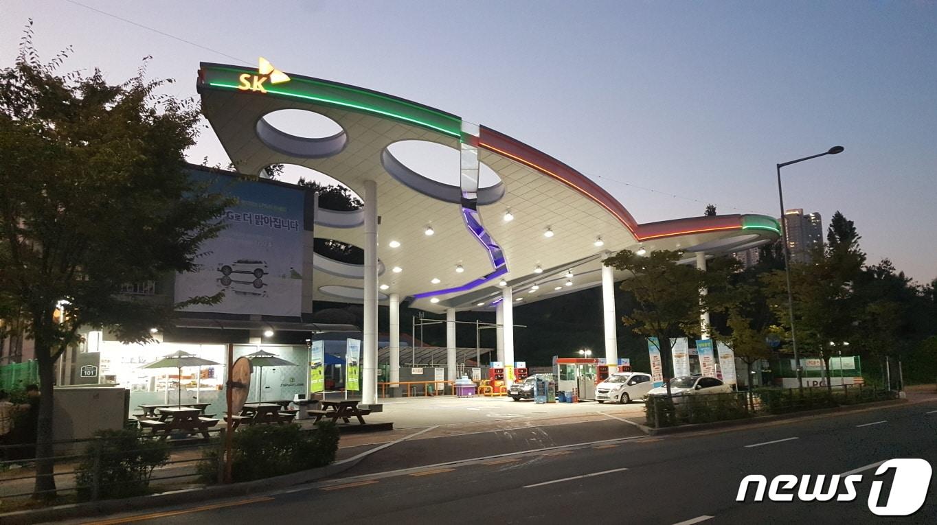 본문 이미지 - SK가스 광교충전소 전경.(SK가스 제공)