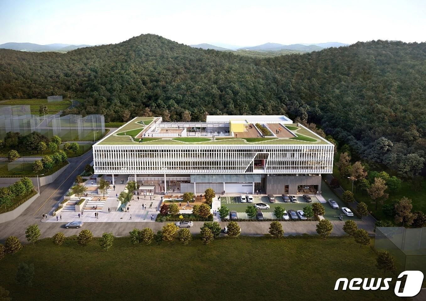 본문 이미지 - 순천시 '바이오 특화 지식산업센터' 조감도.(순천시 제공)2023.12.18/뉴스1 ⓒ News1 김동수 기자