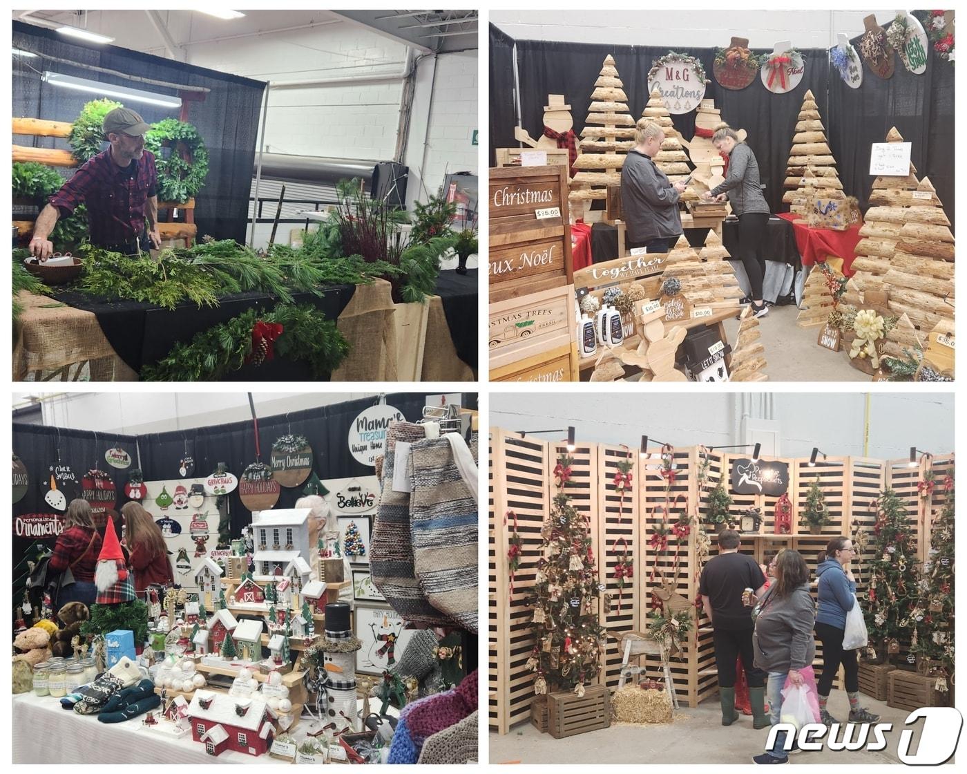 본문 이미지 - 지난달 24~26일 캐나다 멍크턴에서 열린 제36회 크리스마스 마켓. ⓒ News1 김남희 통신원
