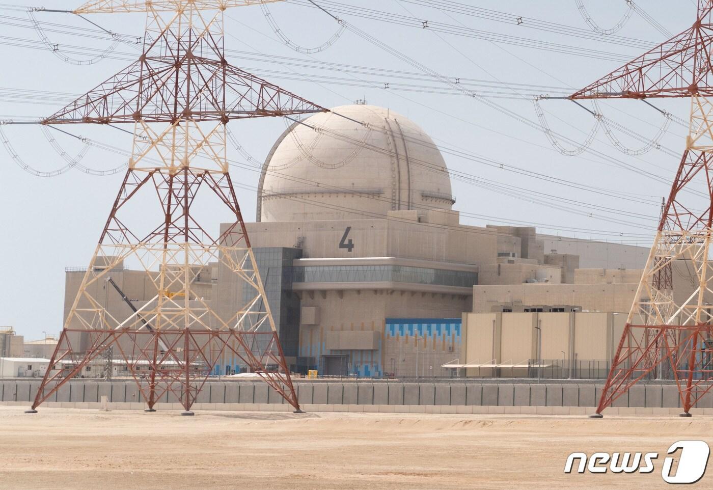 UAE 바라카원전 4호기 전경