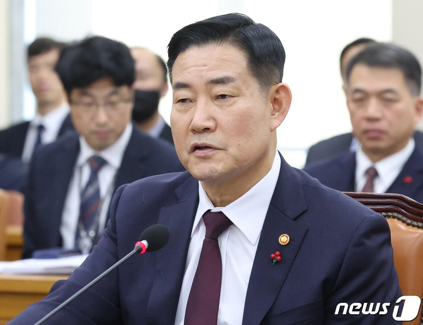 본문 이미지 - 신원식 국방부 장관. 2023.12.21/뉴스1 ⓒ News1 ,송원영 기자