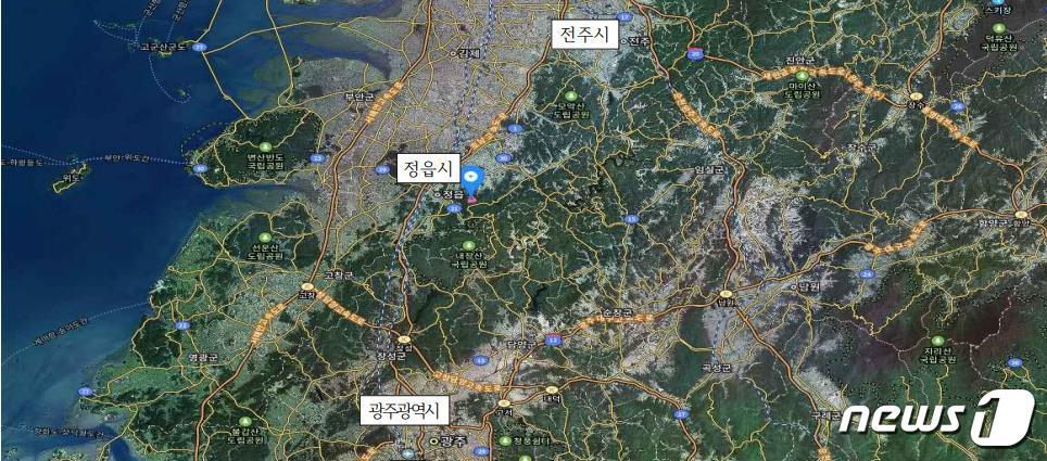 본문 이미지 - 전북 정읍시 북면 일원에 도내 최초로 산림치유공간인 ‘국립 숲체원’이 들어선다. 국립 숲체험 위치도(윤준병 의원실 제공)2023.12.22/뉴스1 