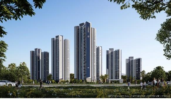 본문 이미지 - 대방건설 부천대장 아파트 조감도.(대방건설 제공)