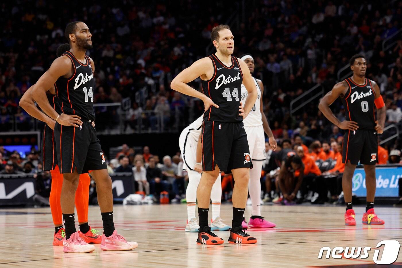 NBA 디트로이트가 단일 시즌 최다 연패 불명예 기록을 썼다. ⓒ 로이터=뉴스1