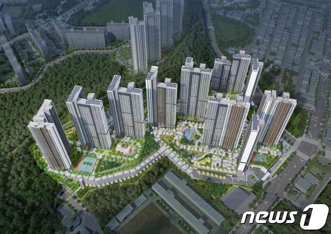 본문 이미지 - 구미 그랑포레 데시앙 조감도/뉴스1