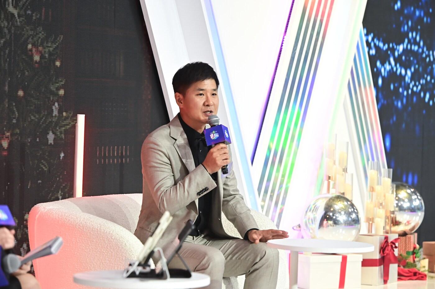 정찬용 아프리카TV 대표가 30일 진행한 '2023 아프리카TV BJ대상'에 참석한 모습 (아프리카TV 제공)