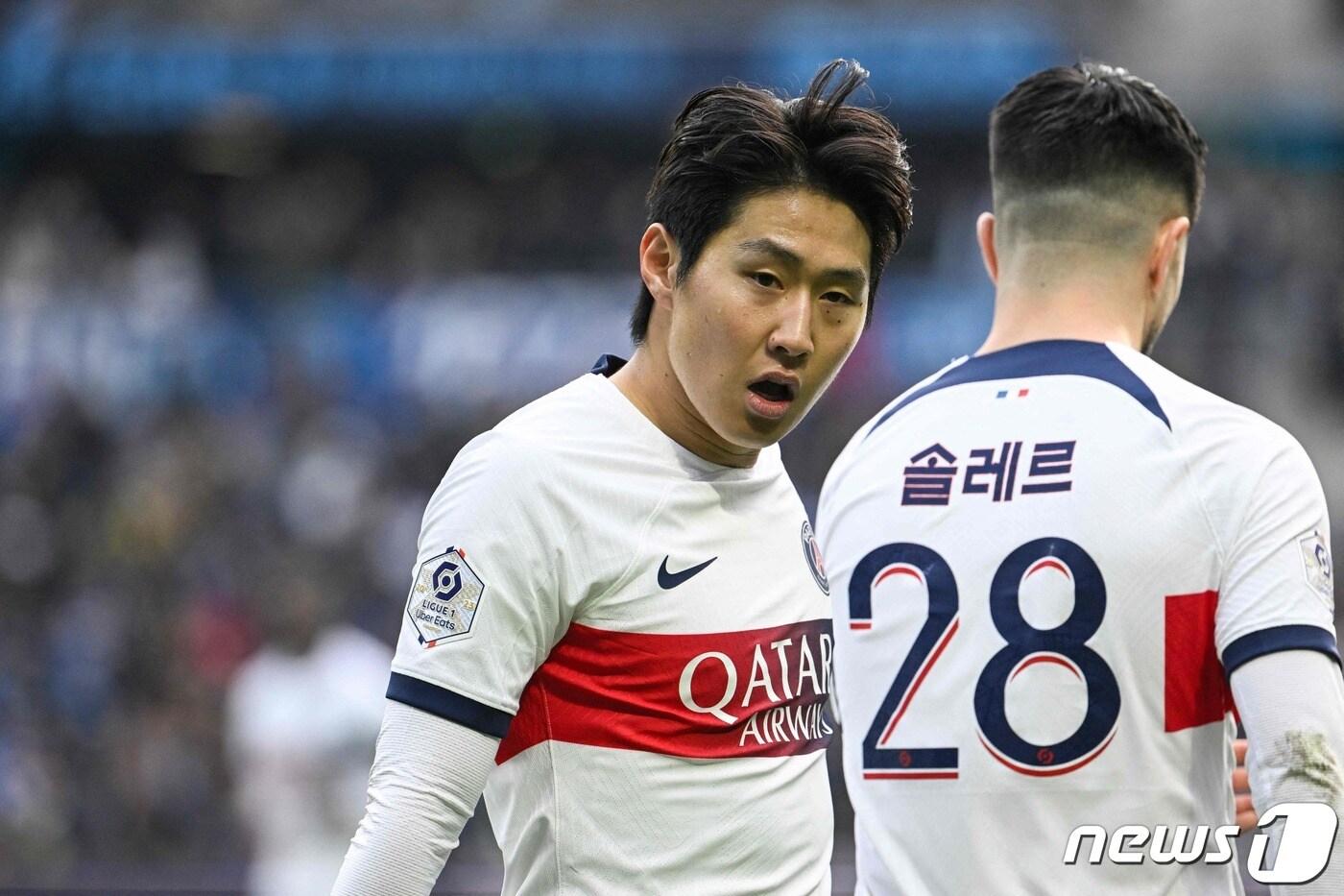 본문 이미지 - 파리생제르맹(PSG)의 이강인. ⓒ AFP=뉴스1 