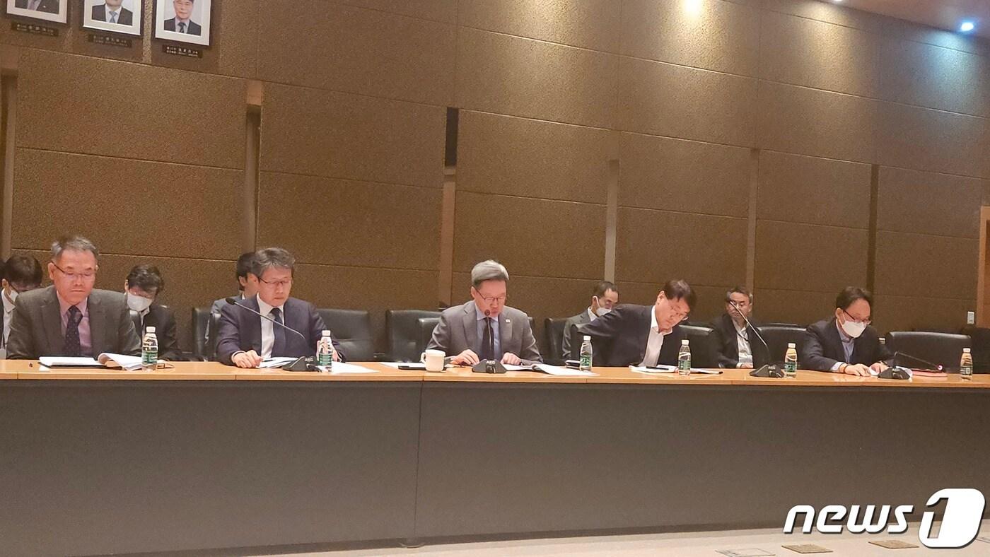 정재호 주중한국대사가 4일 한국 언론사 특파원들을 대상으로 간담회를 하고 있다. 2023.12.04