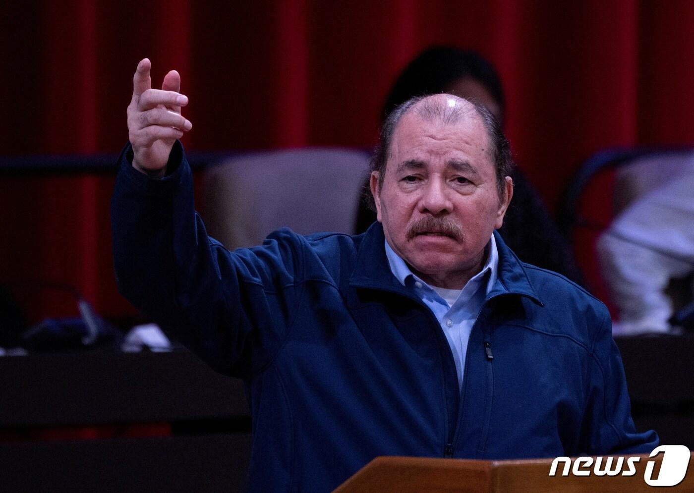 다니엘 오르테가 니카라과 대통령. 2022.12.14/ ⓒ 로이터=뉴스1 ⓒ News1 권진영 기자