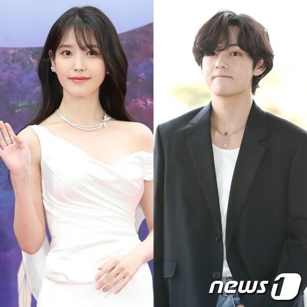 본문 이미지 - 아이유(왼쪽), 방탄소년단 뷔/뉴스1 DB