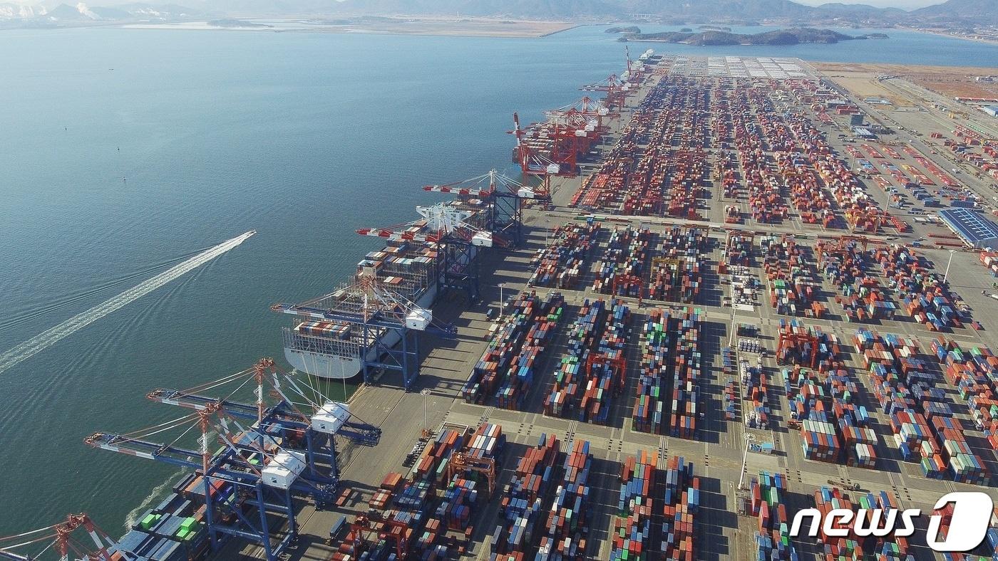 본문 이미지 - 광양항컨테이너부두 
