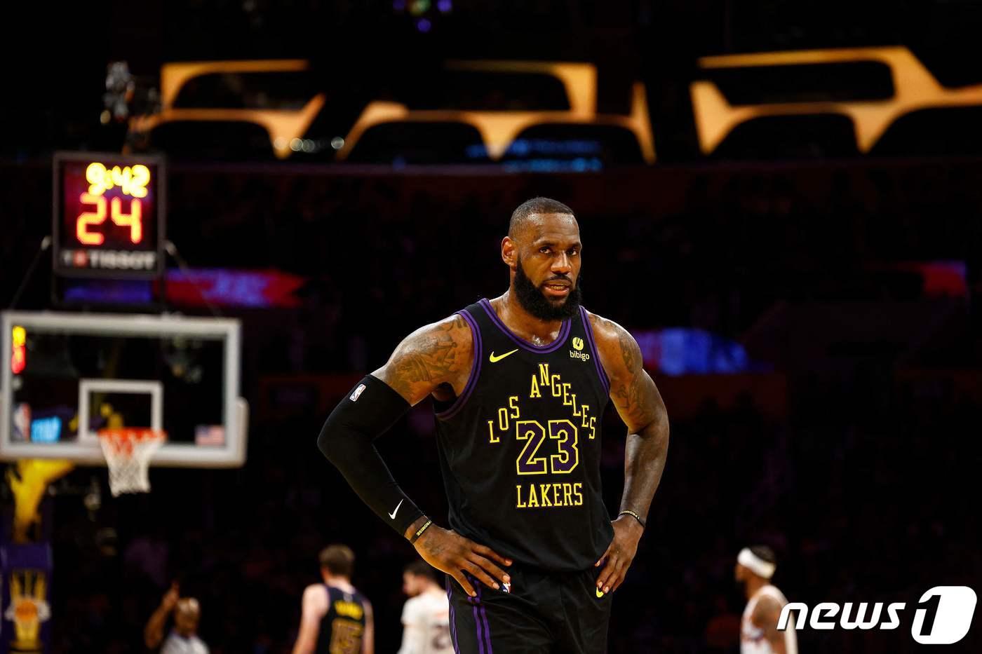 본문 이미지 - 르브론 제임스. ⓒ AFP=뉴스1