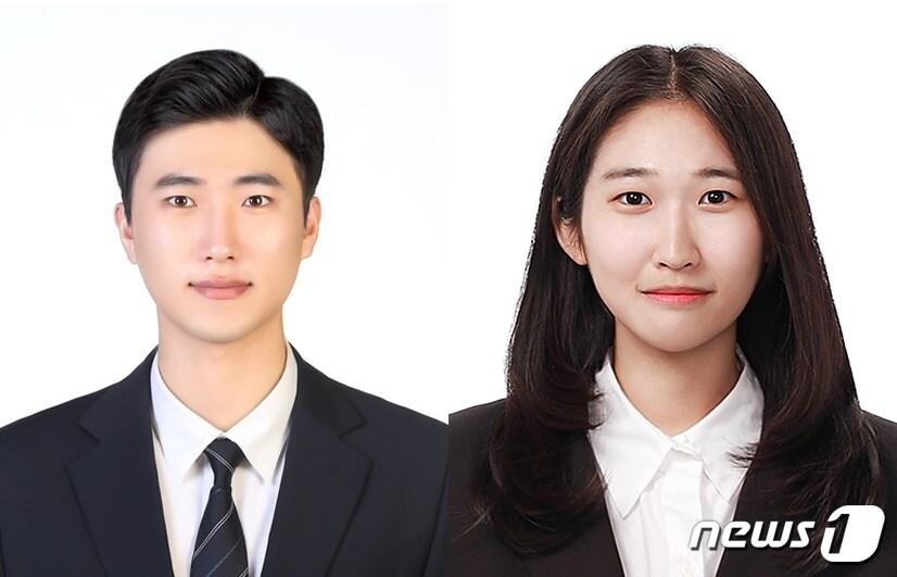 본문 이미지 - 왼쪽부터 송유훈·조혜원 전북대 대학원생/뉴스1