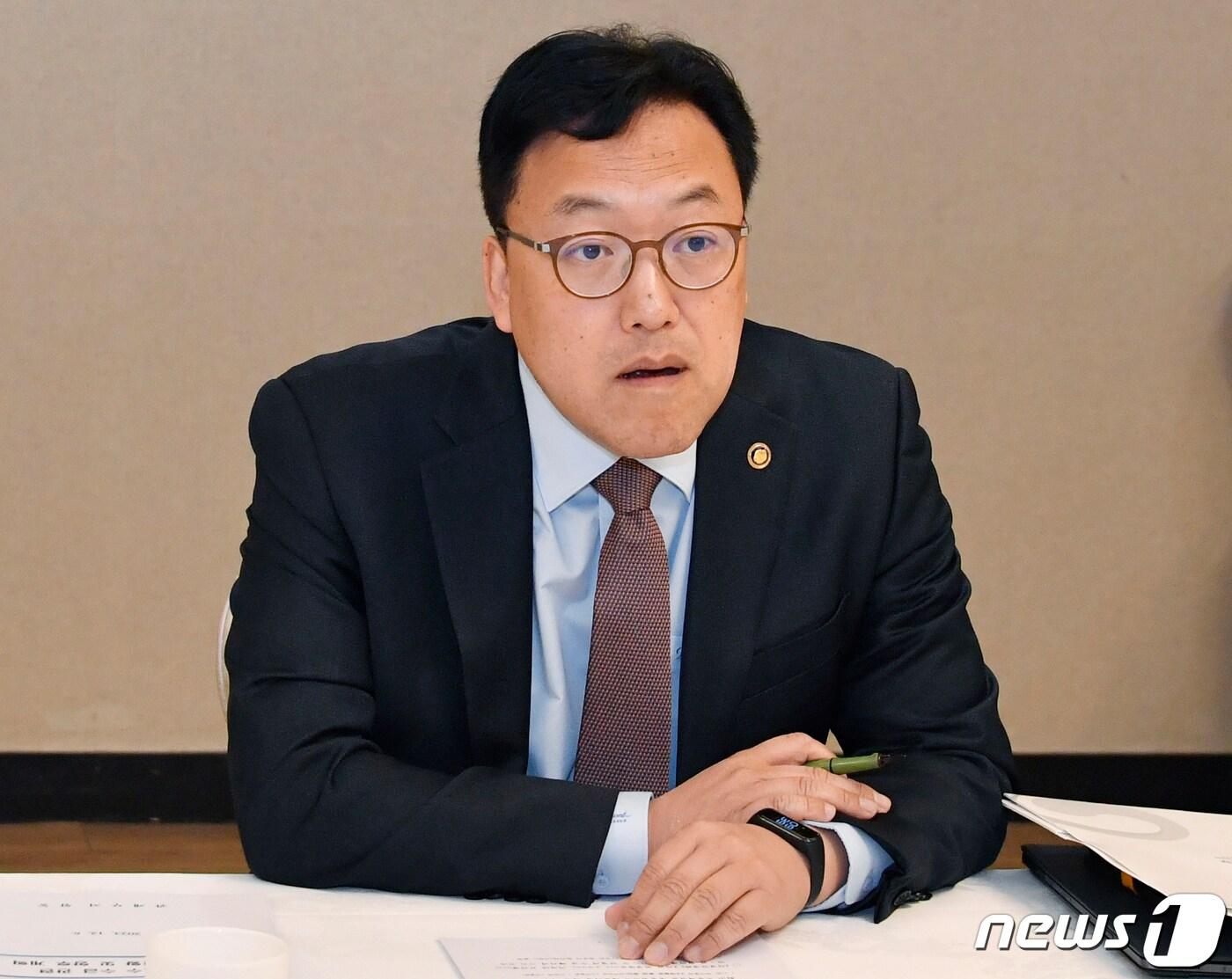 본문 이미지 - 김병환 원스톱 수출수주지원단장 겸 기획재정부 1차관. (기획재정부 제공) 2023.12.6/뉴스1