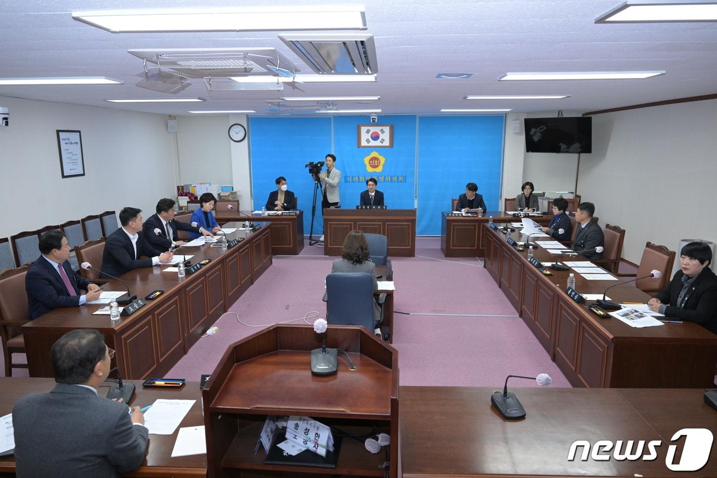 본문 이미지 - 제주도의회 미래환경특별위원회(도의회 제공)