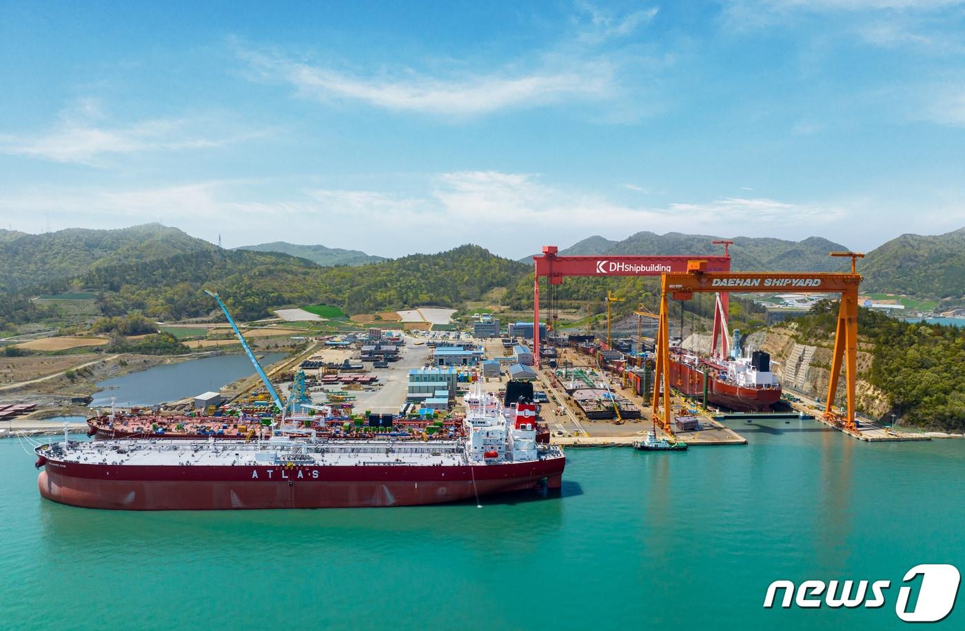 본문 이미지 - 전남 해남에 자리한 대한조선 ⓒ 뉴스1