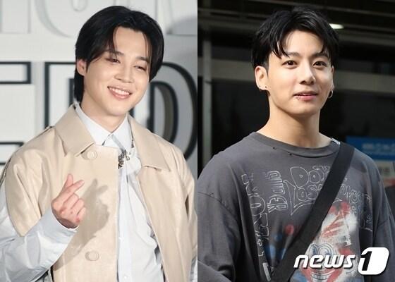 본문 이미지 - 방탄소년단 지민(왼쪽), 정국 ⓒ 뉴스1 DB