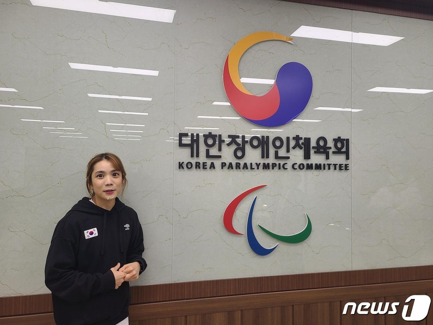 본문 이미지 - 골볼 국가대표 김희진 /뉴스1 ⓒ 뉴스1