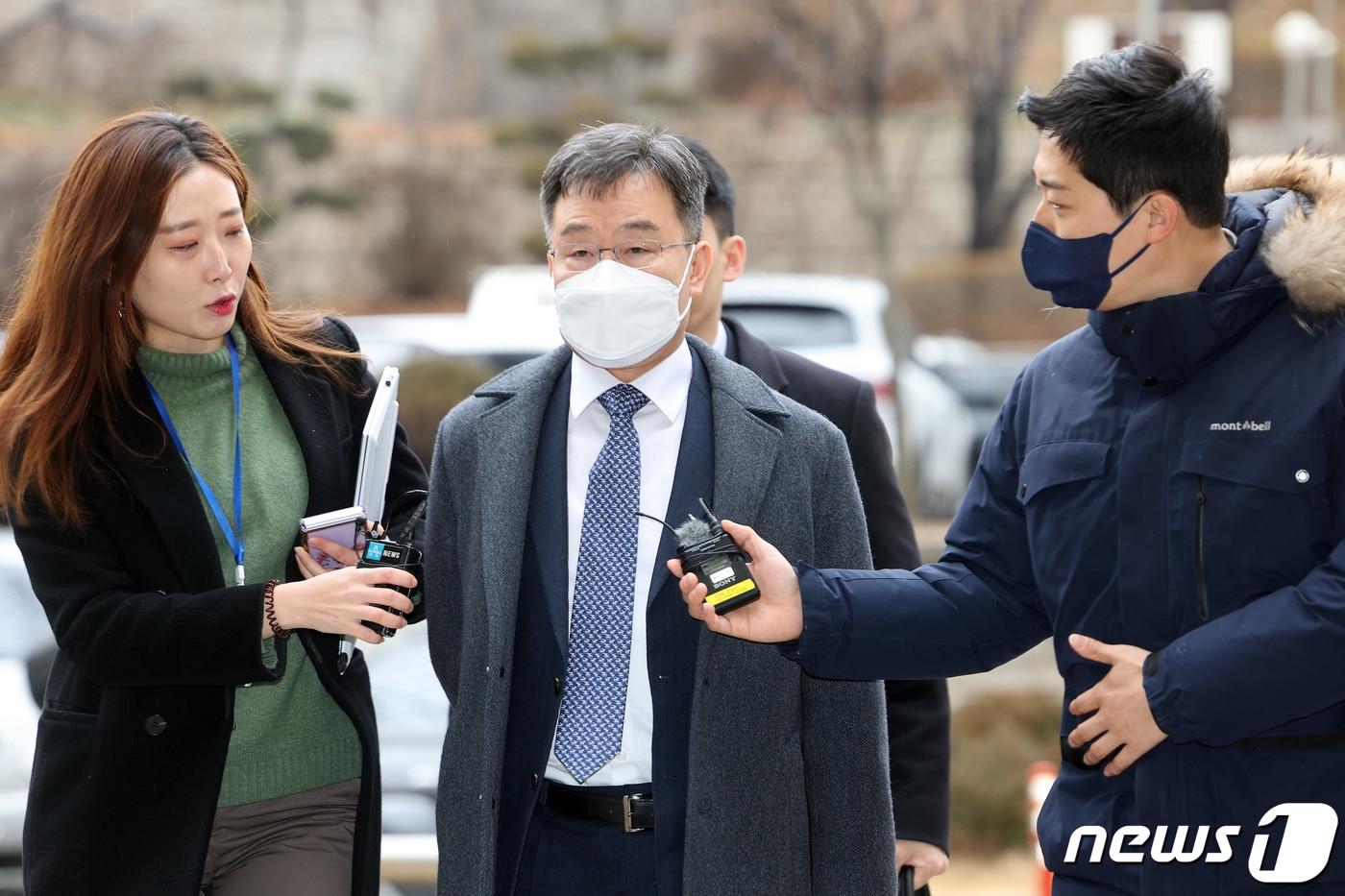 본문 이미지 - 화천대유자산관리 대주주 김만배 씨. (공동취재) 2023.2.10/뉴스1 ⓒ News1 민경석 기자