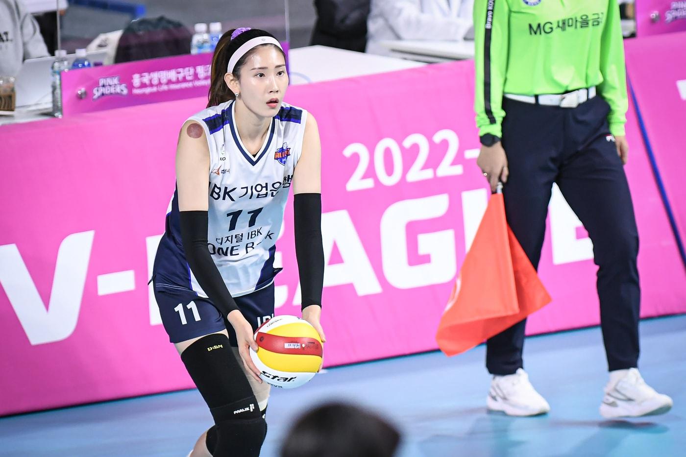 본문 이미지 - 기업은행의 김수지. (KOVO 제공)