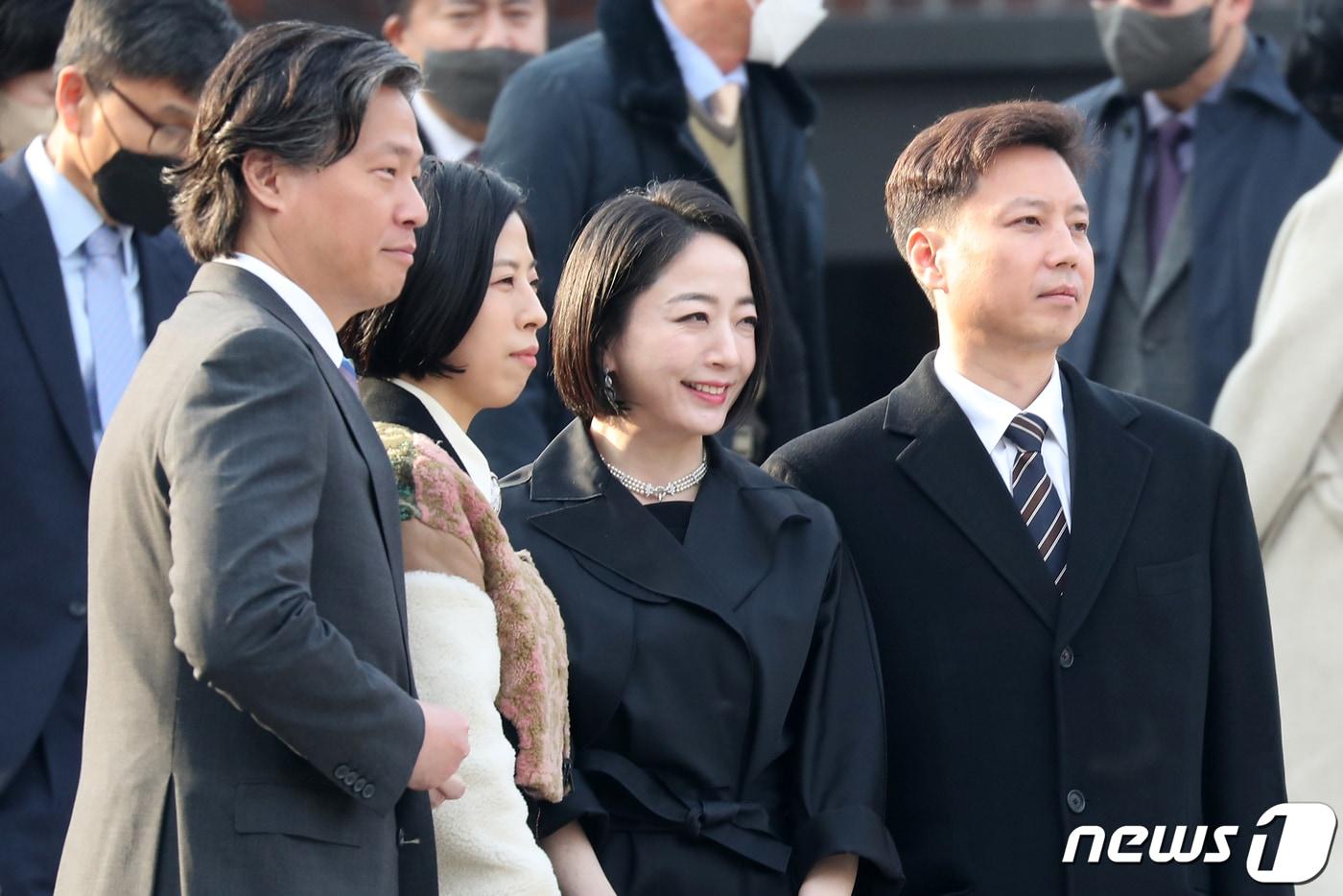 노현정 전 아나운서와 정대선 사장. 2023.2.11/뉴스1 ⓒ News1 민경석 기자