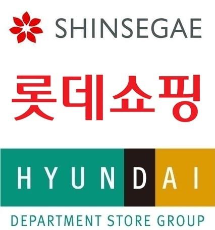 본문 이미지 - 신세계·롯데쇼핑·현대백화점 로고.(각사 제공)