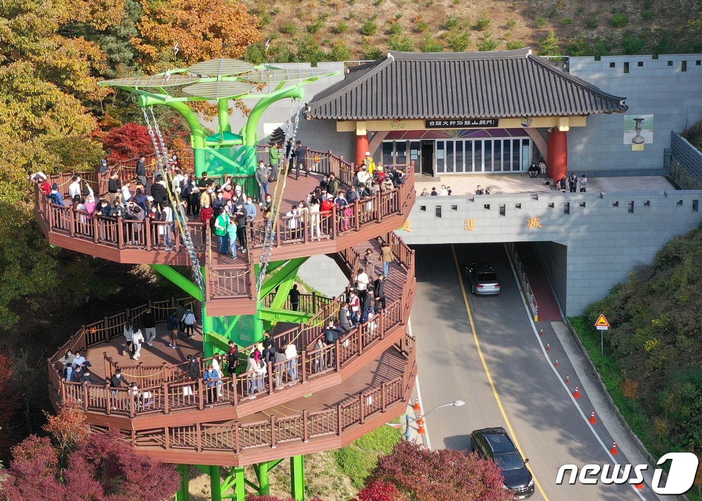 본문 이미지 - 보은 속리산 말티재 전망대. /뉴스1 ⓒ News1 