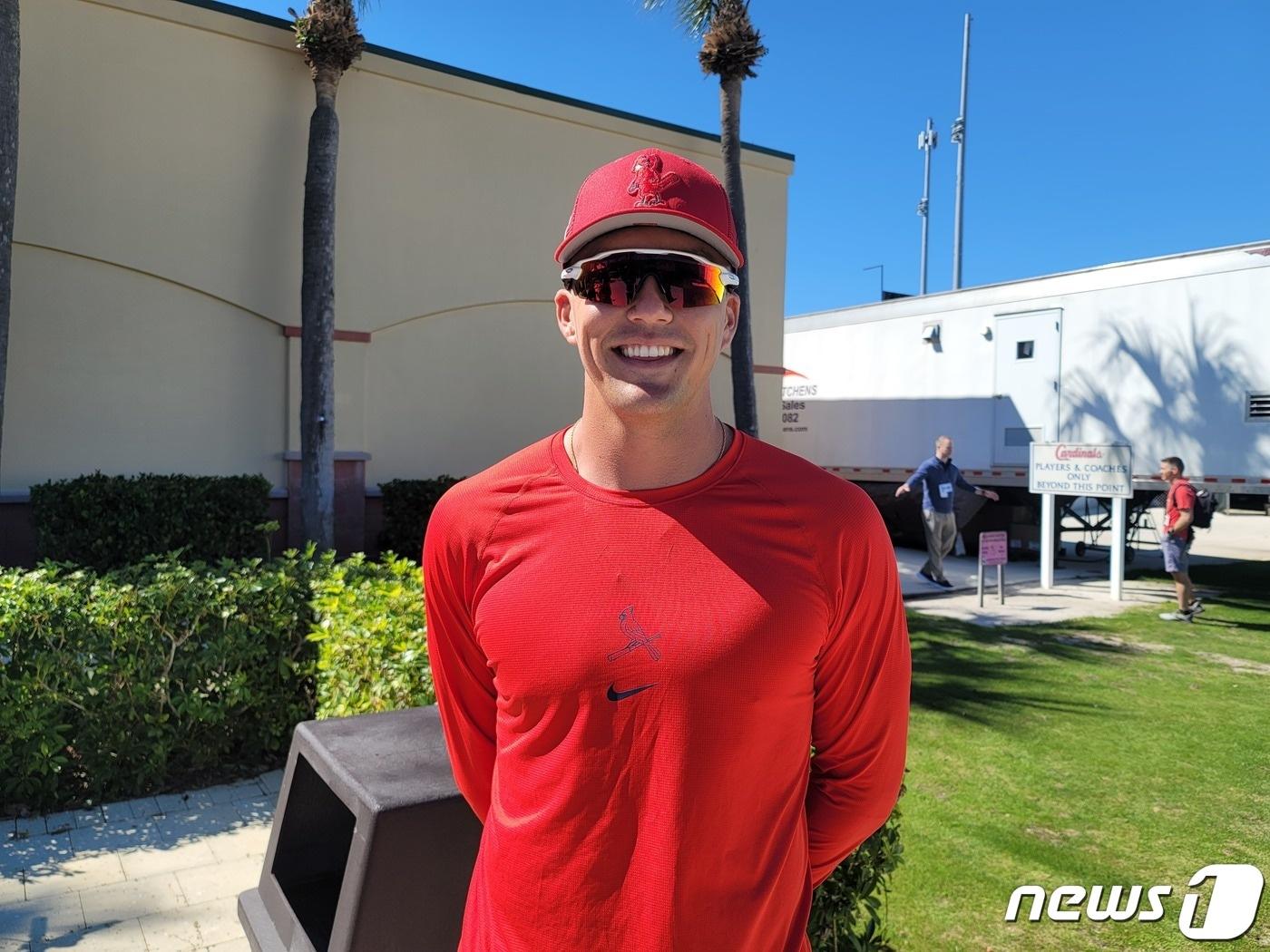 본문 이미지 -  로저 딘 스타디움에서 만난 라스 눗바. ⓒ News1 문대현 기자