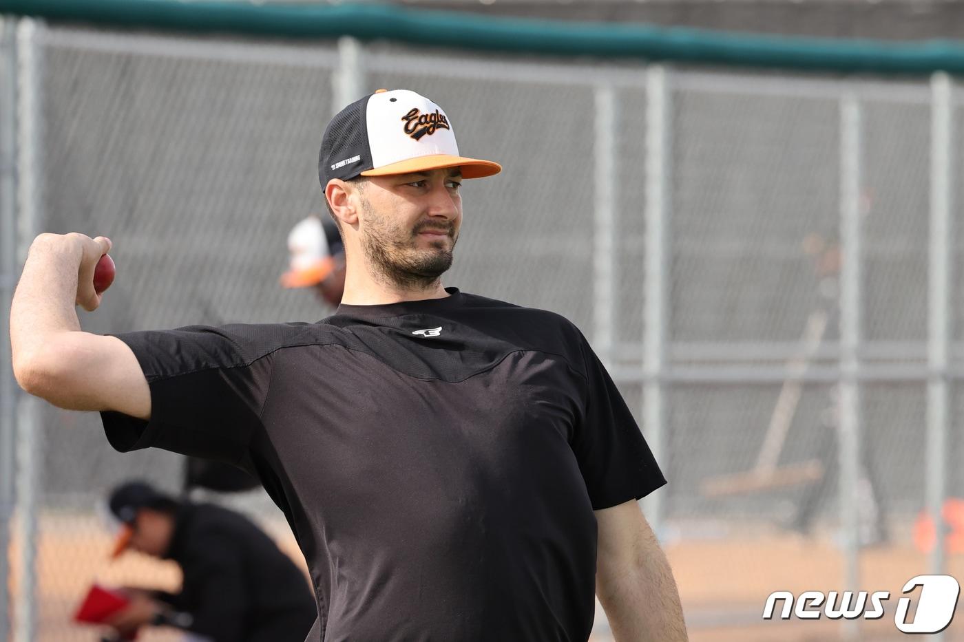 지난해 한화 이글스에서 뛰다 부상으로 퇴출됐던 버치 스미스. /뉴스1 DB ⓒ News1 황기선 기자