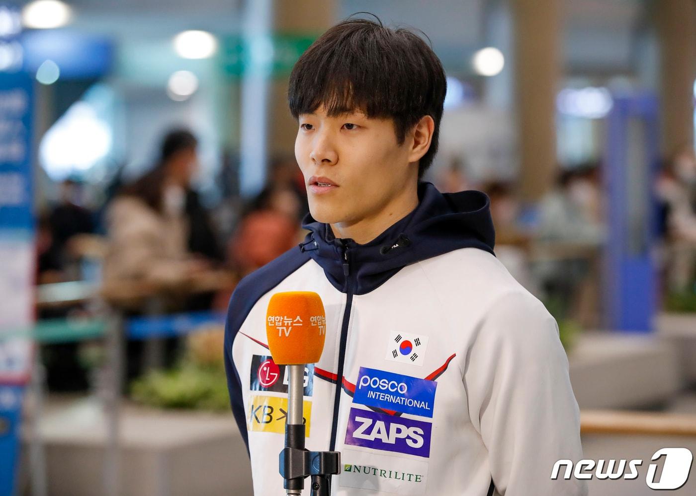 본문 이미지 - 스켈레톤 국가대표 정승기. 2023.2.20 ⓒ 뉴스1 김도우 기자