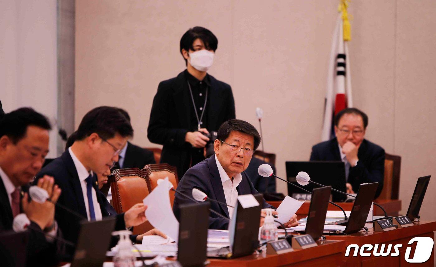 서삼석 의원이 20일 농해수위 업무보고에서 질의하고 있다.(서삼석 의원실 제공)/2023.2.20/뉴스1