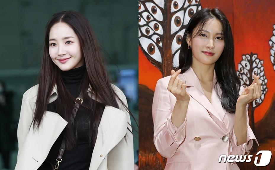 본문 이미지 - 배우 박민영, 카라 박규리. ⓒ News1