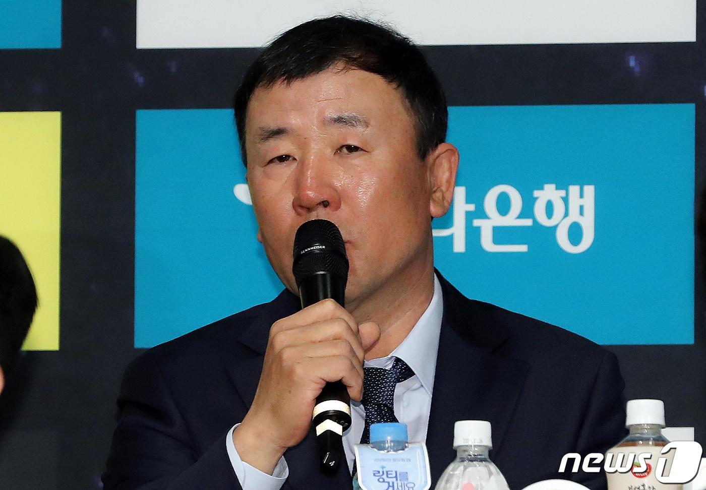 본문 이미지 - 임종헌 전 안산 그리너스 FC 감독. 2023.2.21 ⓒ 뉴스1 이동해 기자