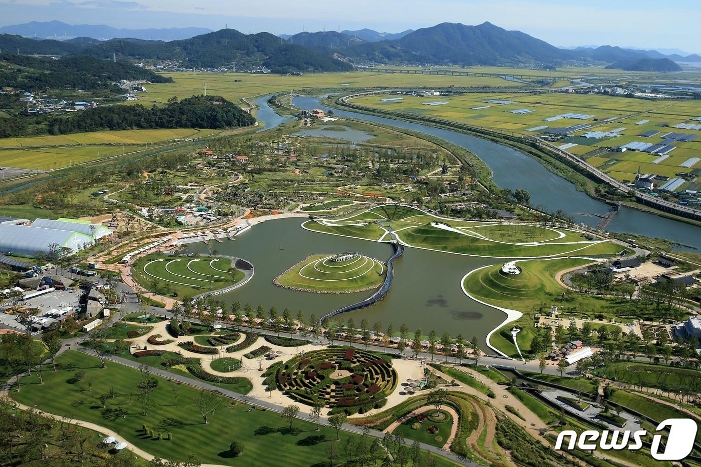 순천만국가정원 전경.(순천시 제공)2023.2.22/뉴스1 ⓒ News1 