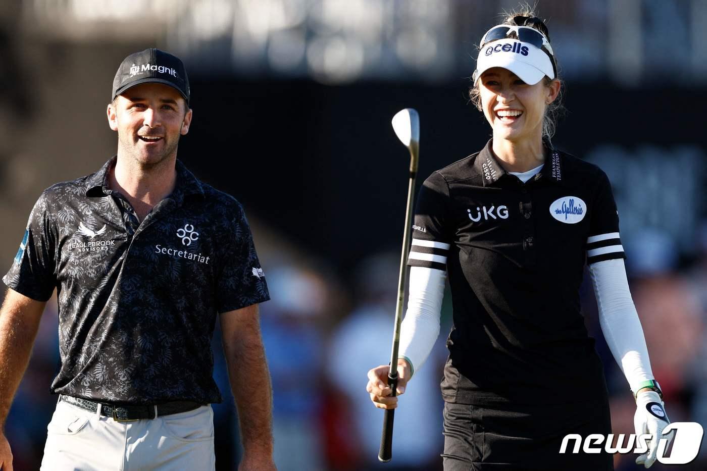 본문 이미지 - 미국프로골프(PGA) 투어 선수와 미국여자프로골프(LPGA) 투어가 오는 12월 혼성 골프 대회를 개최한다. ⓒ AFP=뉴스1