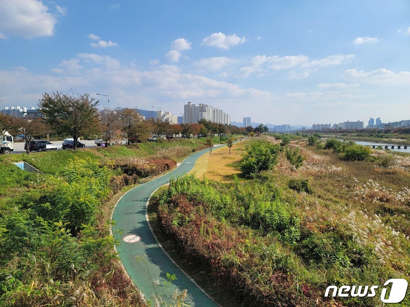 본문 이미지 - 충북 청주시 무심천 산책로.(청주시 제공).2023.2.24/뉴스1