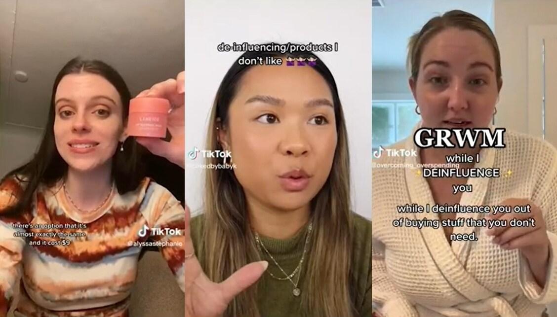 본문 이미지 - 자신들이 구매한 물건에 대해 솔직한 평가를 내리는 &#39;디인플루언서&#39;들이 틱톡에서 인기를 얻고 있다. &#40;틱톡&#41;