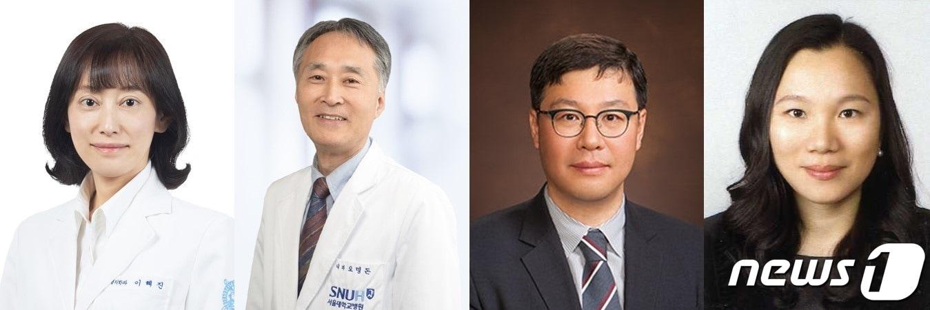 본문 이미지 - 이혜진 분당서울대학교병원 가정의학과 교수, 오명돈 서울대병원 감염내과 교수, 이진용 건강보험심사평가원 심사평가연구소장(서울대병원 공공진료센터 교수), 황수희 심평원 박사/분당서울대학교병원 제공