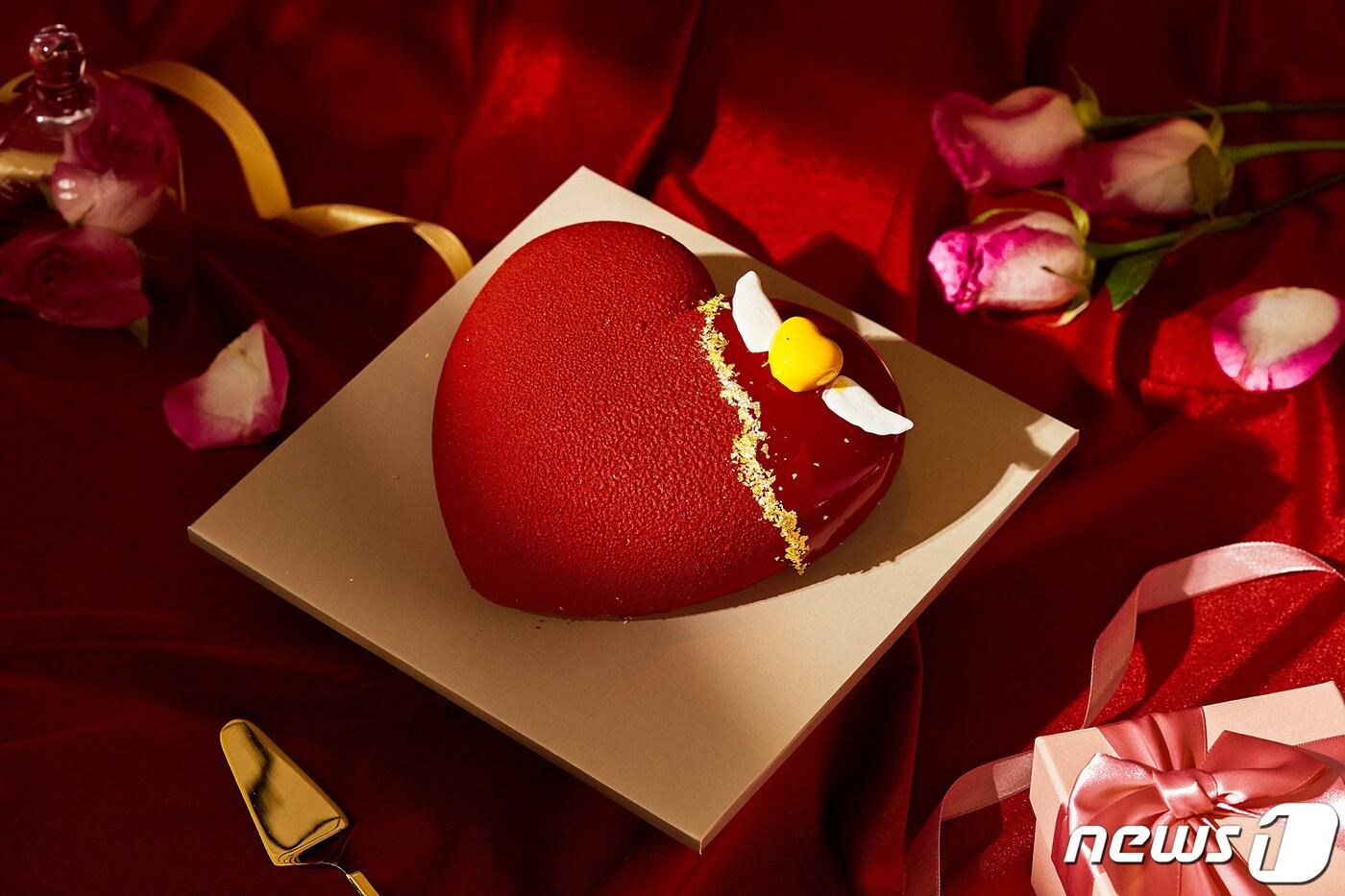 파라다이스 호텔앤리조트 발렌타인데이 케이크 / 뉴스1