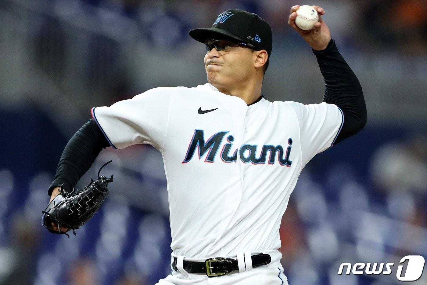 헤수스 루자르도(마이애미 말린스). ⓒ AFP=뉴스1