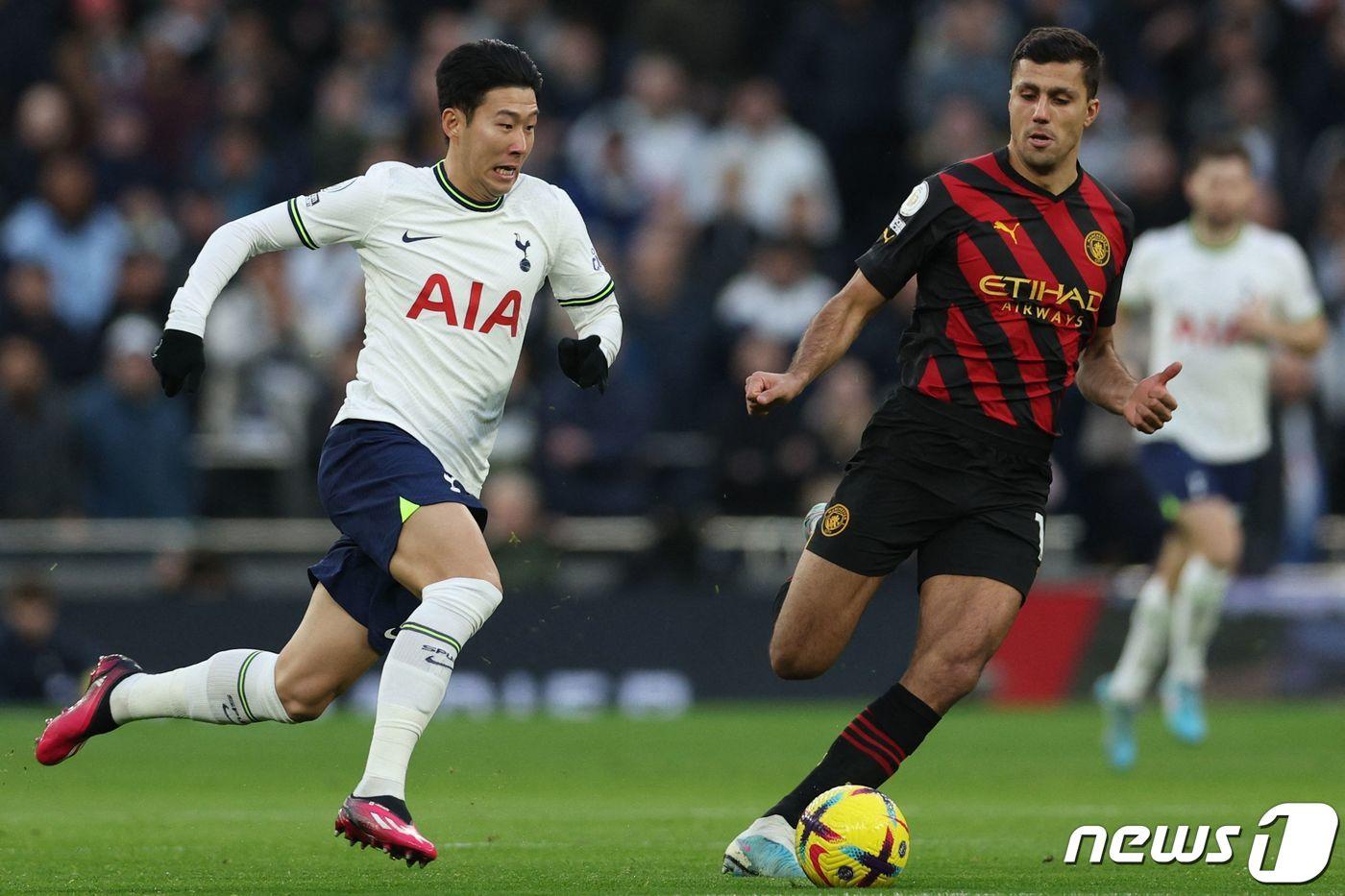 본문 이미지 - 토트넘 홋스퍼의 손흥민. ⓒ AFP=뉴스1