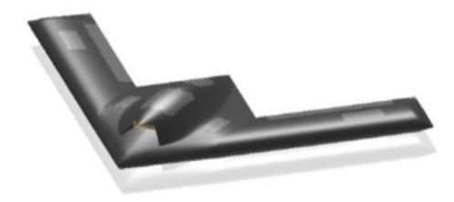 본문 이미지 - 차세대 '스텔스 무인기(드론)'.(대한항공 제공)