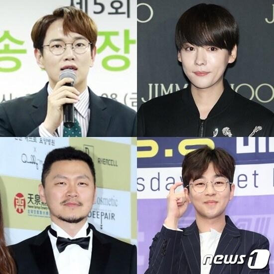본문 이미지 - 장성규(왼쪽위부터 시계방향),김진우,딘딘,양동근