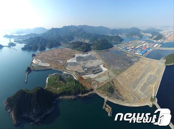 본문 이미지 - 진해 웅동지구 전경./뉴스1 DB