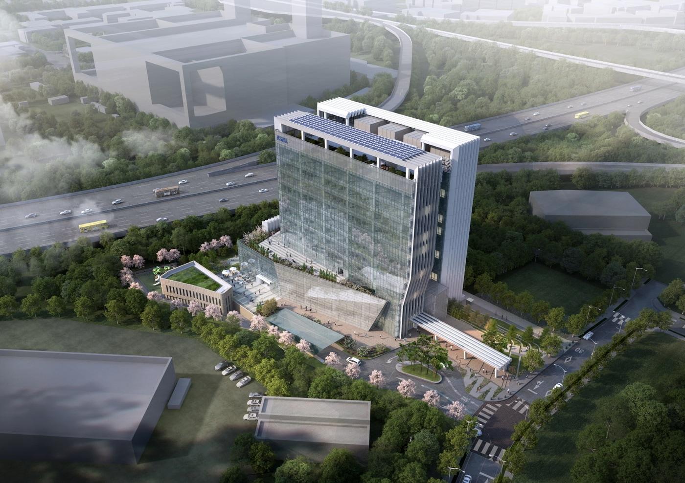쌍용건설, 네덜란드 반도체 ASML 한국 신사옥 2000억원 수주 - 뉴스1
