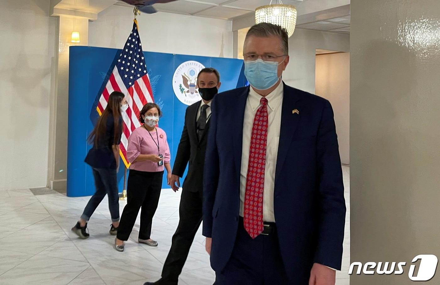 다니엘 크리튼브링크 미 국무부 동아시아태평양 담당 차관보. ⓒ 로이터=뉴스1 ⓒ News1 김예슬 기자